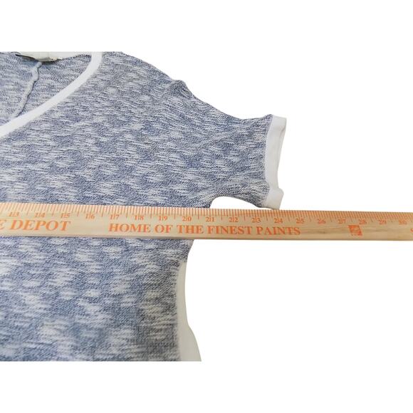 Not For Sale Anthropologie Saturday Sunday Sweater Women X Small Blue White - Picture 5 of 8